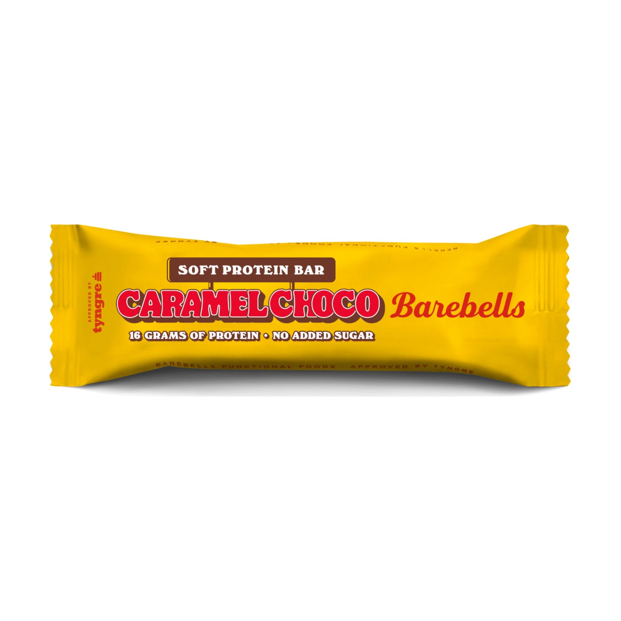 Barebells eiwitreep Caramel Choco, 55 gram, 16 gram eiwit per reep